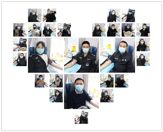 人民警察一心為民，捋袖捐血鐵血柔情——安康市公安局積極開(kāi)展冬季獻(xiàn)血活動(dòng)